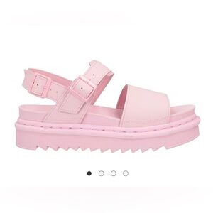 Dr martens Voss Mono Leather strap Pink Sandals 7